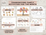 Thanksgiving Activities for The Family