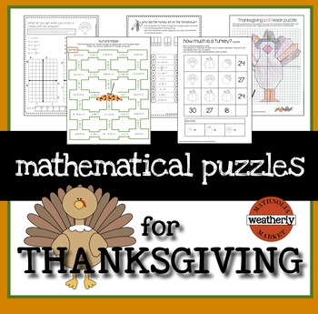 Preview of Thanksgiving Activities - math