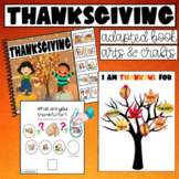 Thanksgiving Activity - Adapted Book for Special Needs & T