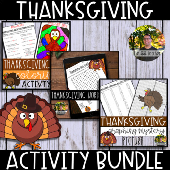 Preview of Thanksgiving Activity BUNDLE