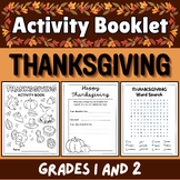 Thanksgiving Activity Booklet Grade 1 and 2