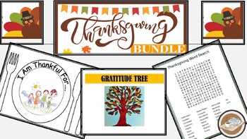 Preview of Thanksgiving Activity Bundle!