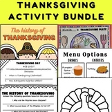 Thanksgiving Activity Bundle | November Activities | Power point