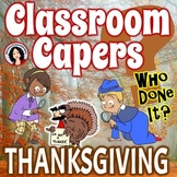 Thanksgiving Activity Classroom Capers Whole Class Game