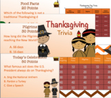 Thanksgiving Activity- Jeopardy