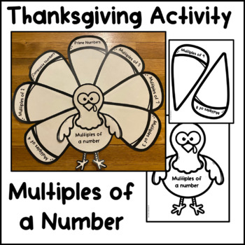 Preview of Thanksgiving Activity, Multiples of a Number