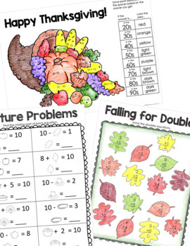 Thanksgiving Activities Packet for 1st Grade by The Classroom Key