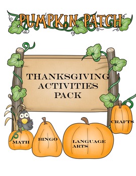 Preview of Thanksgiving Activity Packet