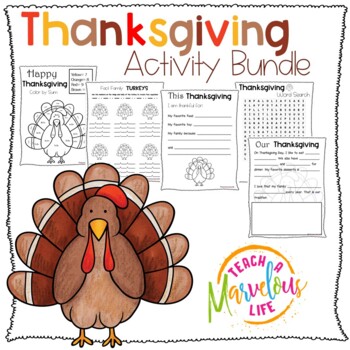 Preview of Thanksgiving-Activity-Pages