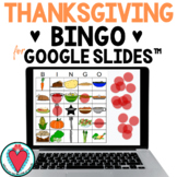 Thanksgiving Activity in Spanish - Digital Bingo Game - Dí