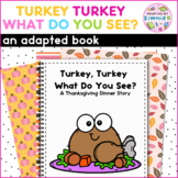 Thanksgiving Adapted Book for Special Education November A