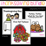 Thanksgiving Adapted Books for Special Education 3 Adaptiv