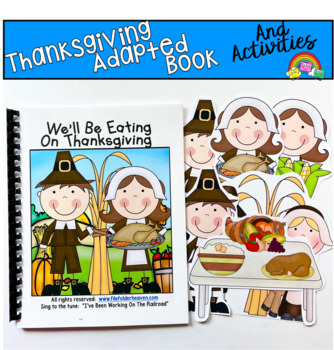Preview of Thanksgiving Adapted Song Book--"We'll Be Eating on Thanksgiving"