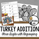 Thanksgiving Math - Addition with Regrouping