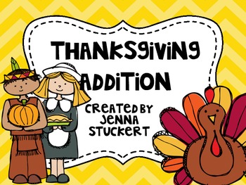 Preview of Thanksgiving Addition {An Addition Review Game}