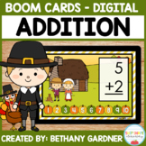 Thanksgiving Addition - Boom Cards - Distance Learning