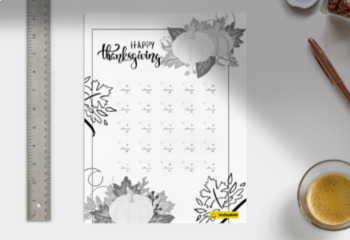 Preview of Thanksgiving Addition Color Worksheet