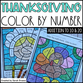 pilgrim color by number addition