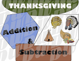 Thanksgiving Addition & Subtraction Visuals