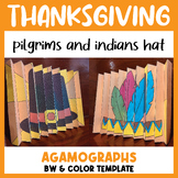 Thanksgiving Agamographs Craft Coloring Art Project | Pilg