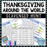 Thanksgiving Around the World Activity - Scavenger Hunt Challenge