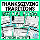 Thanksgiving Around the World Escape Room Stations - Readi