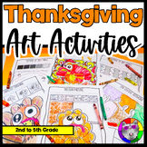 Thanksgiving Art Lesson Activity Booklet, Activities, Worksheets