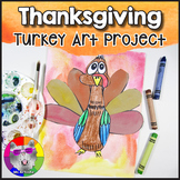 Thanksgiving Art Lesson, Turkey Art Project Activity for Primary