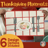 Thanksgiving Crafts: Thanksgiving Placemats "I Am Thankful