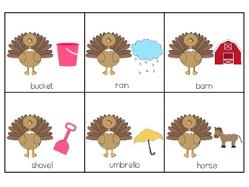 Thanksgiving Associations by A Sprinkle of Speech | TPT