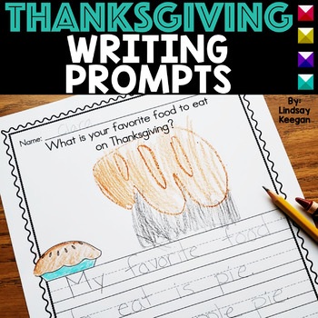 Preview of Thanksgiving Writing Prompts - Narrative Writing