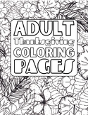 Thanksgiving BIG KID ~ Adult coloring Pages