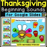 Thanksgiving Beginning Sounds Letter Sounds Google Classro