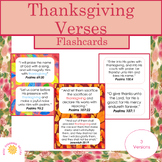 Thanksgiving Bible Verses Flashcards