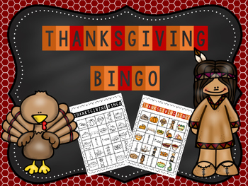 Preview of Thanksgiving Bingo