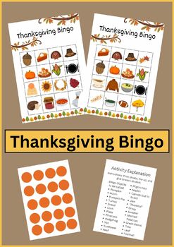 Thanksgiving Bingo (32 Sheets) by LB Teaching | TPT