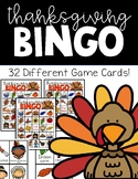 Thanksgiving Bingo--Game for K-1