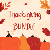 Thanksgiving Black Friday Cyber Monday Business  Activity  Bundle