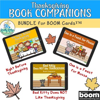 Preview of Thanksgiving Book Companion BUNDLE