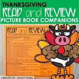 Thanksgiving Book Companions for Speech Therapy - NO PREP 