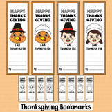 Thanksgiving Bookmarks I Am Thankful for Turkey Writing Ac