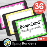 Spring Boom Card™ Background Borders (Clipart) Set #1