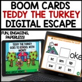 Thanksgiving Boom Cards Digital Escape Activities