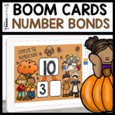 Thanksgiving Boom Cards Number Bond Math Activities | Than