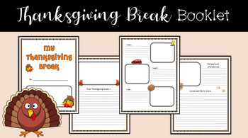 Preview of Thanksgiving Break Booklet