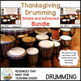 Thanksgiving Bucket Drumming Simple and Advanced Bundle