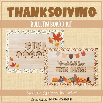 Preview of Thanksgiving Bulletin Board