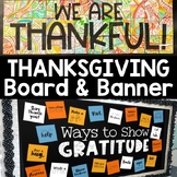 Thanksgiving Bulletin Board & Collaborative Sign