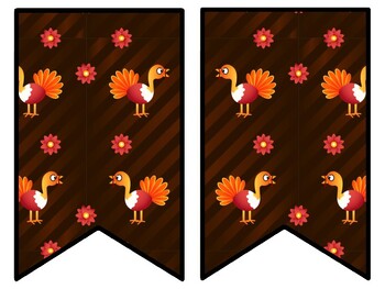 Preview of Thanksgiving Bulletin Board Decor Kit, Thanksgiving Letters