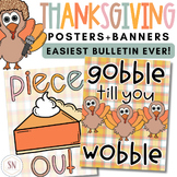 Thanksgiving Bulletin Board | Editable | Classroom Posters 